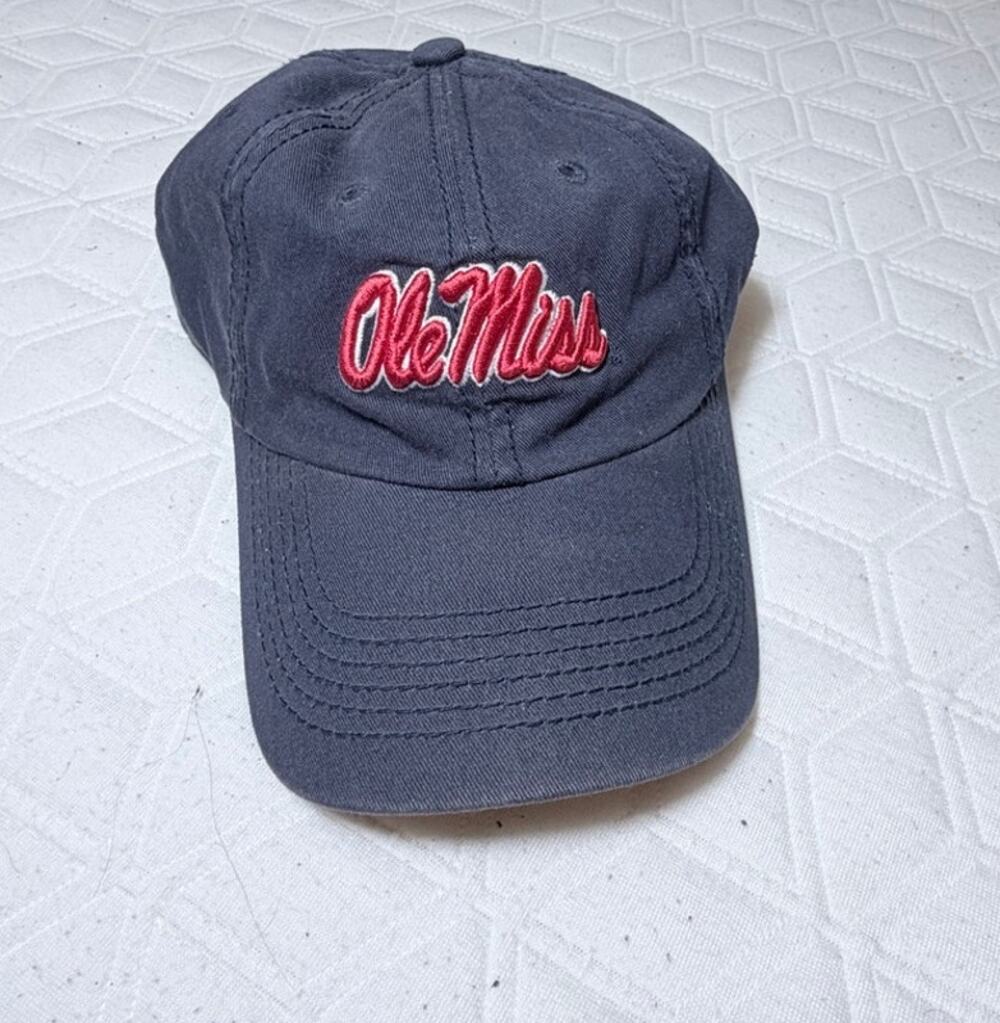 Ole Miss Rebels Top of the World Navy Blue Adjustable Baseball Hat Cap NCAA